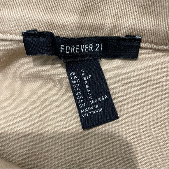 Forever 21 Zippered Mini Skirt, Size S - Picture 3 of 5